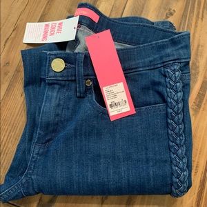 Lily Pulitzer South Ocean Crop Flare Jeans NWT Size 4